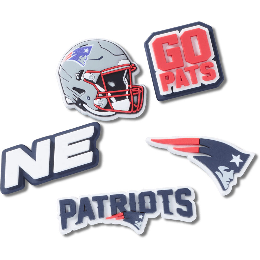 Crocs - NFL New England Patriots 5 Pack Jibbitz Shoe Charm