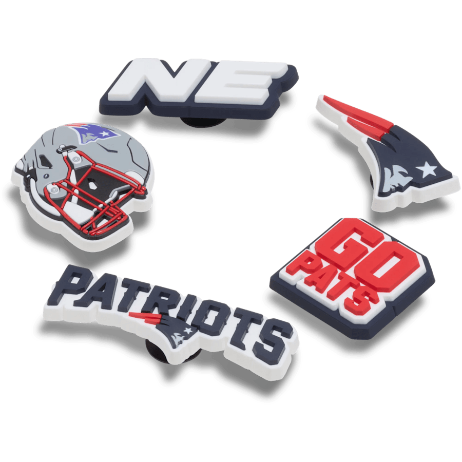 Crocs - NFL New England Patriots 5 Pack Jibbitz Shoe Charm