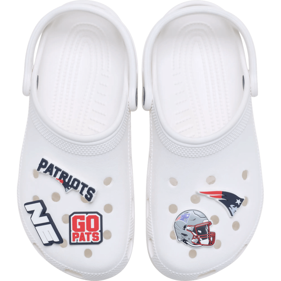 Crocs - NFL New England Patriots 5 Pack Jibbitz Shoe Charm