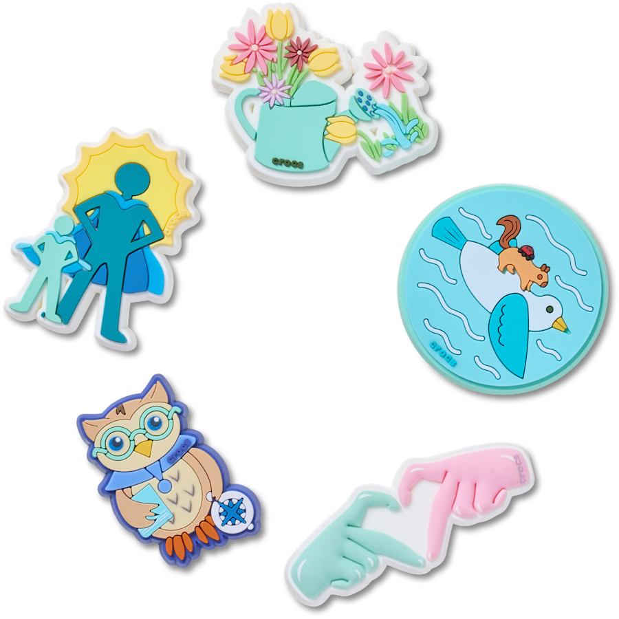 Crocs - Got Your Back 5 Pack Jibbitz™ charms