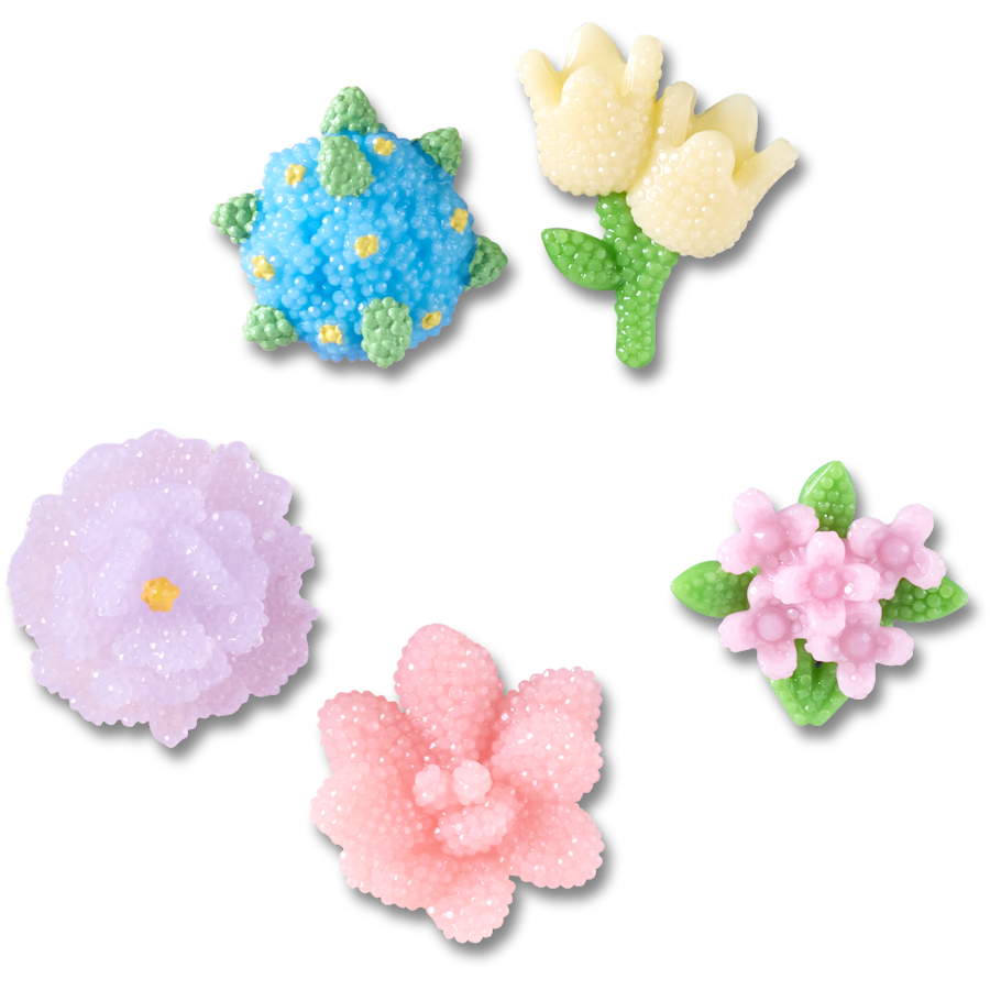 Crocs - Beaded Flowers 5 Pack Jibbitz™ charms