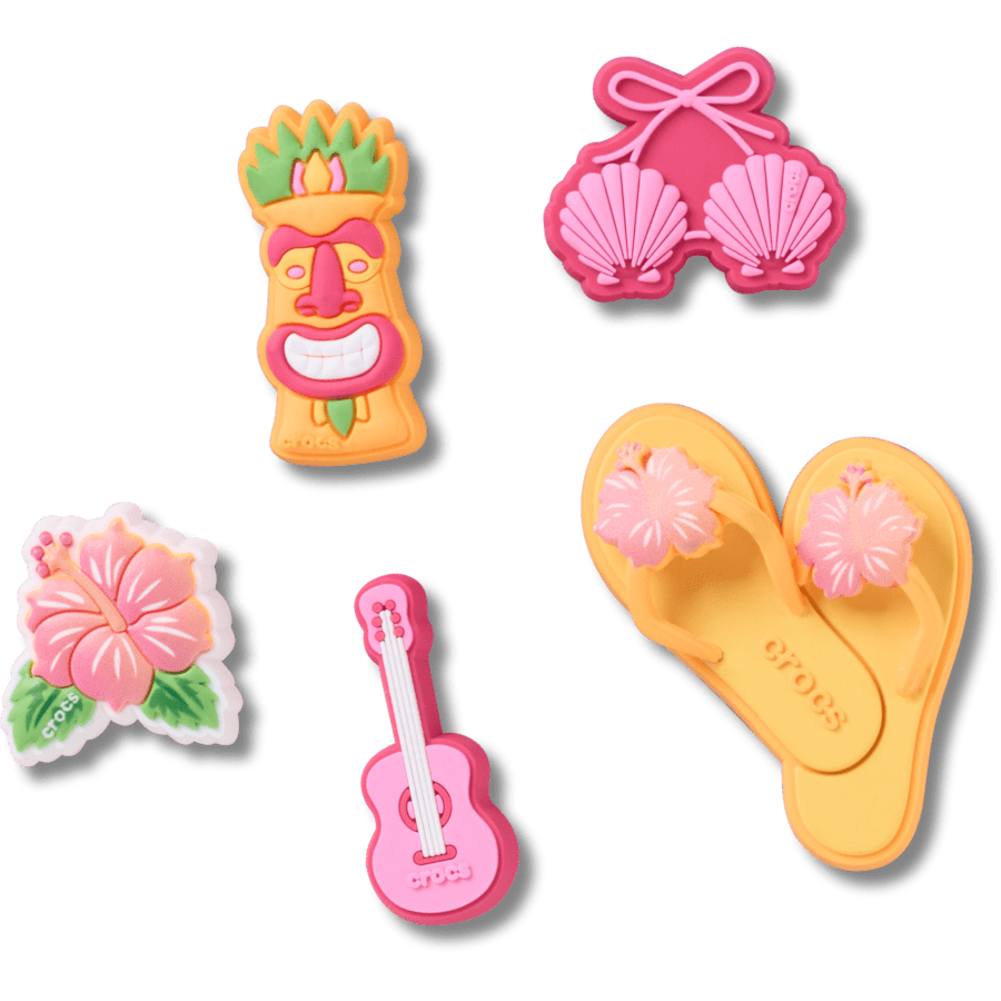 Crocs - Tiki Vacation 5 Pack Jibbitz™ charms