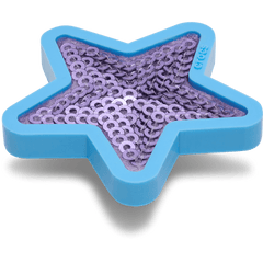 Crocs - Purple Sequin Star Jibbitz™ charms
