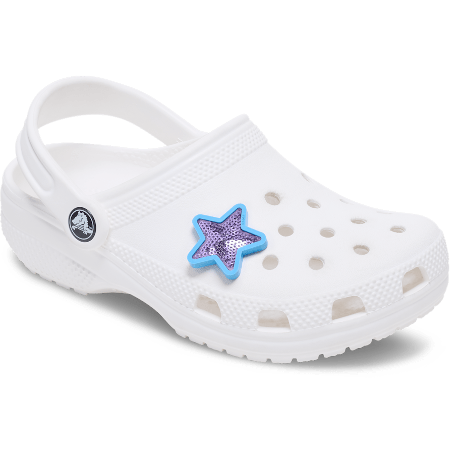 Crocs - Purple Sequin Star Jibbitz™ charms