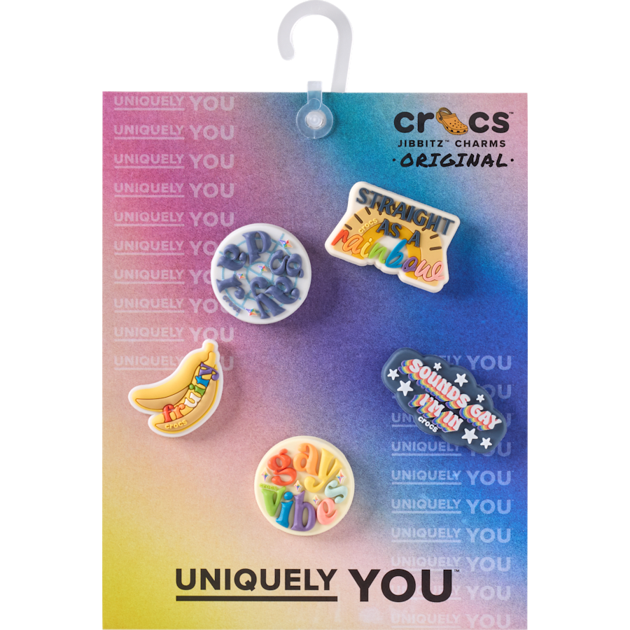 Crocs - Irreverent Pride 5 Pack Jibbitz™ charms