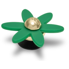 Crocs - Retro Green Spinner Flower Jibbitz™ charms