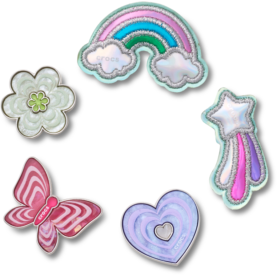 Crocs - Funky Girly Icons 5 Pack Jibbitz™ charms