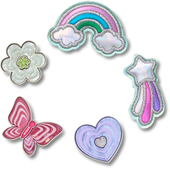 Crocs - Funky Girly Icons 5 Pack Jibbitz™ charms