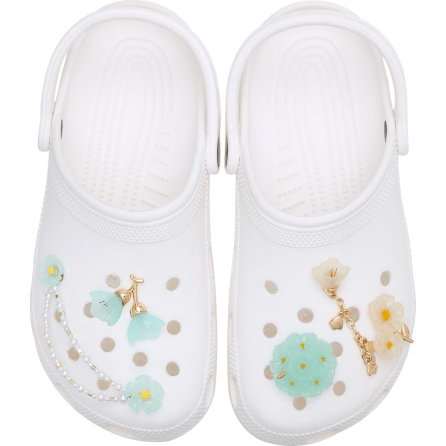 Crocs - Blue Dainty Floral 5 Pack Jibbitz™ charms