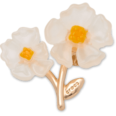 Crocs - White Floral Blossom Jibbitz™ charms
