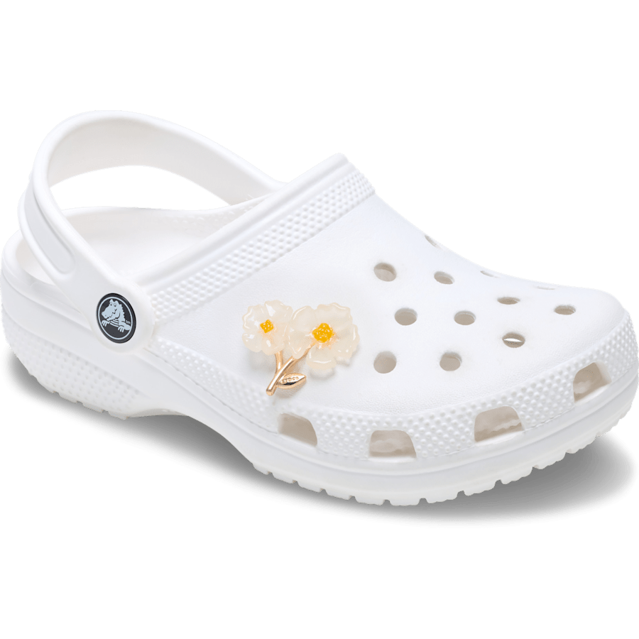Crocs - White Floral Blossom Jibbitz™ charms