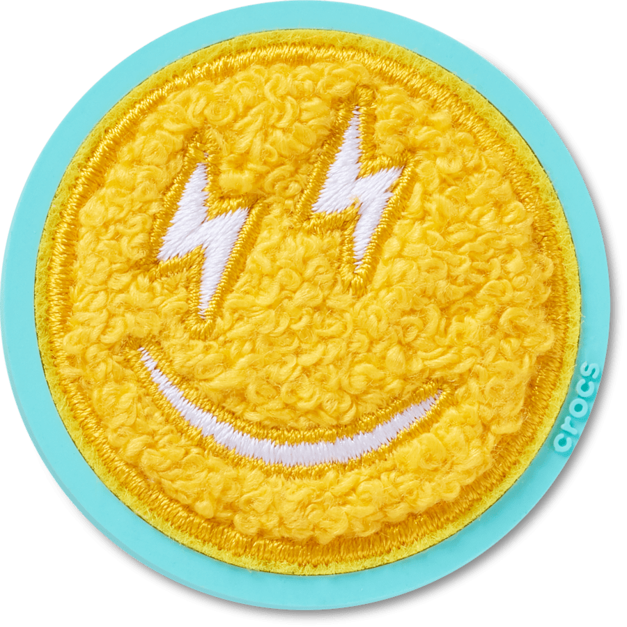 Crocs - Mega Chenille Happy Face Jibbitz™ charms