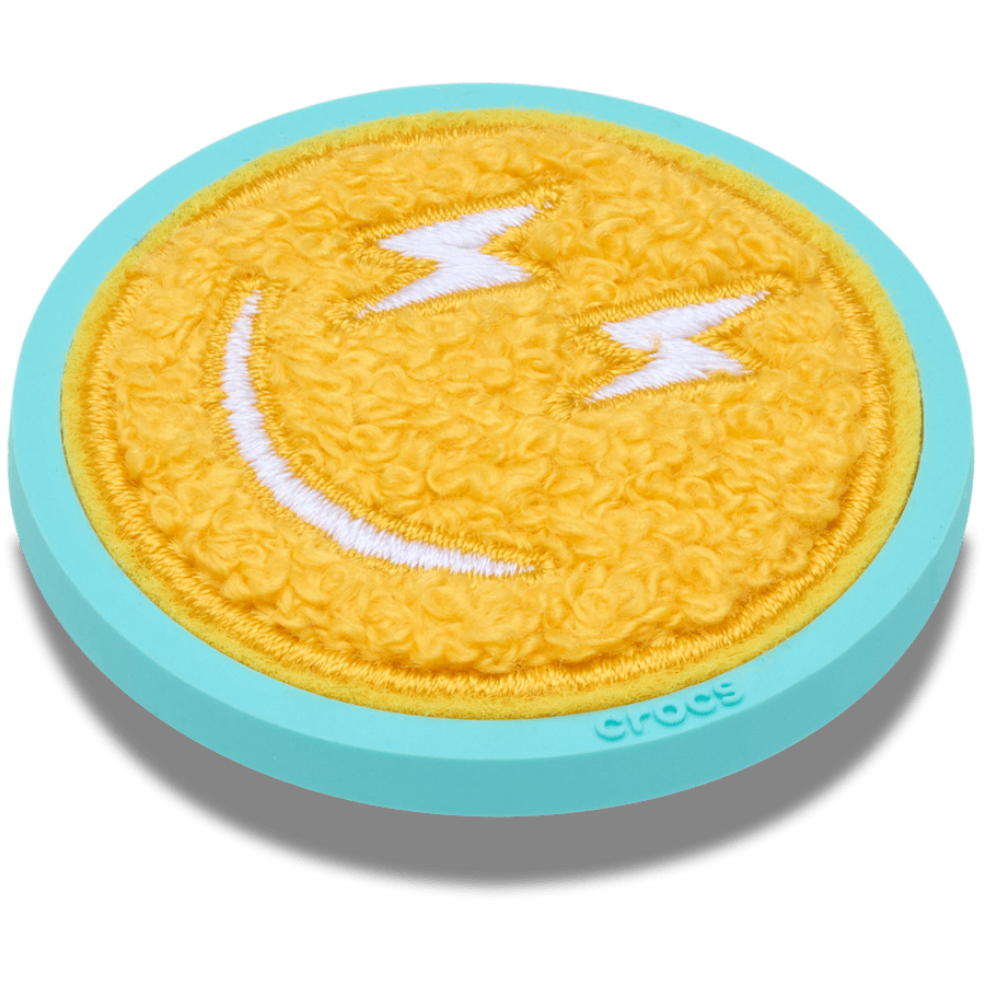 Crocs - Mega Chenille Happy Face Jibbitz™ charms