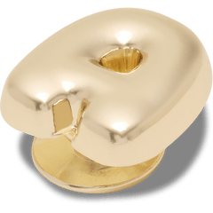 Crocs - Gold Bubble Letter A Jibbitz™ charms