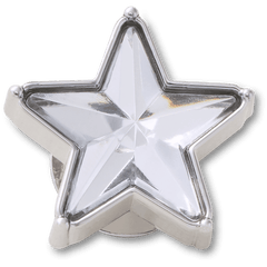 Crocs - Silver Gem Sparkle Star Jibbitz™ charms