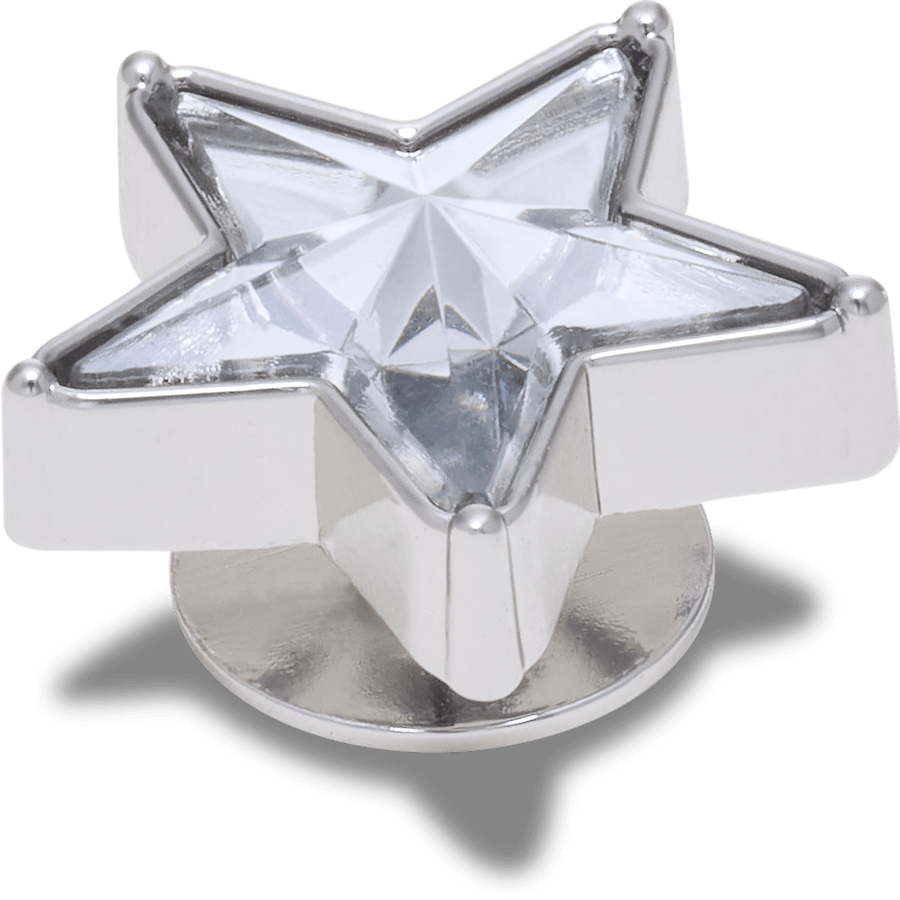 Crocs - Silver Gem Sparkle Star Jibbitz™ charms