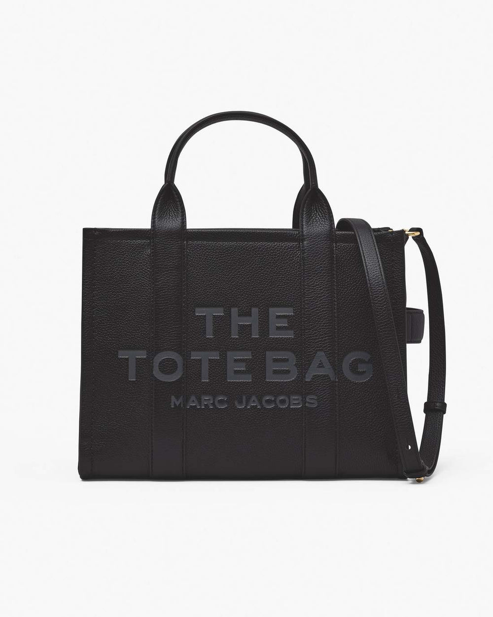 Marc Jacobs The Leather Medium Tote Bag Black