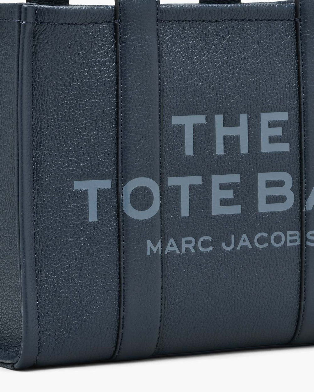 Marc Jacobs The Leather Medium Tote Bag Blue Sea