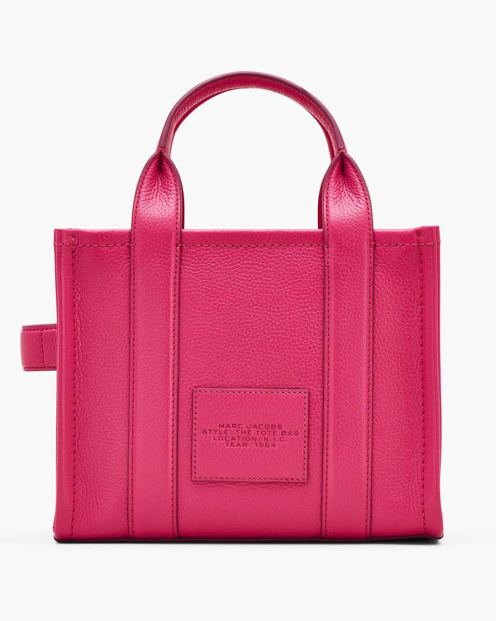 Marc Jacobs The Leather Small Tote Bag Raspberry Pink