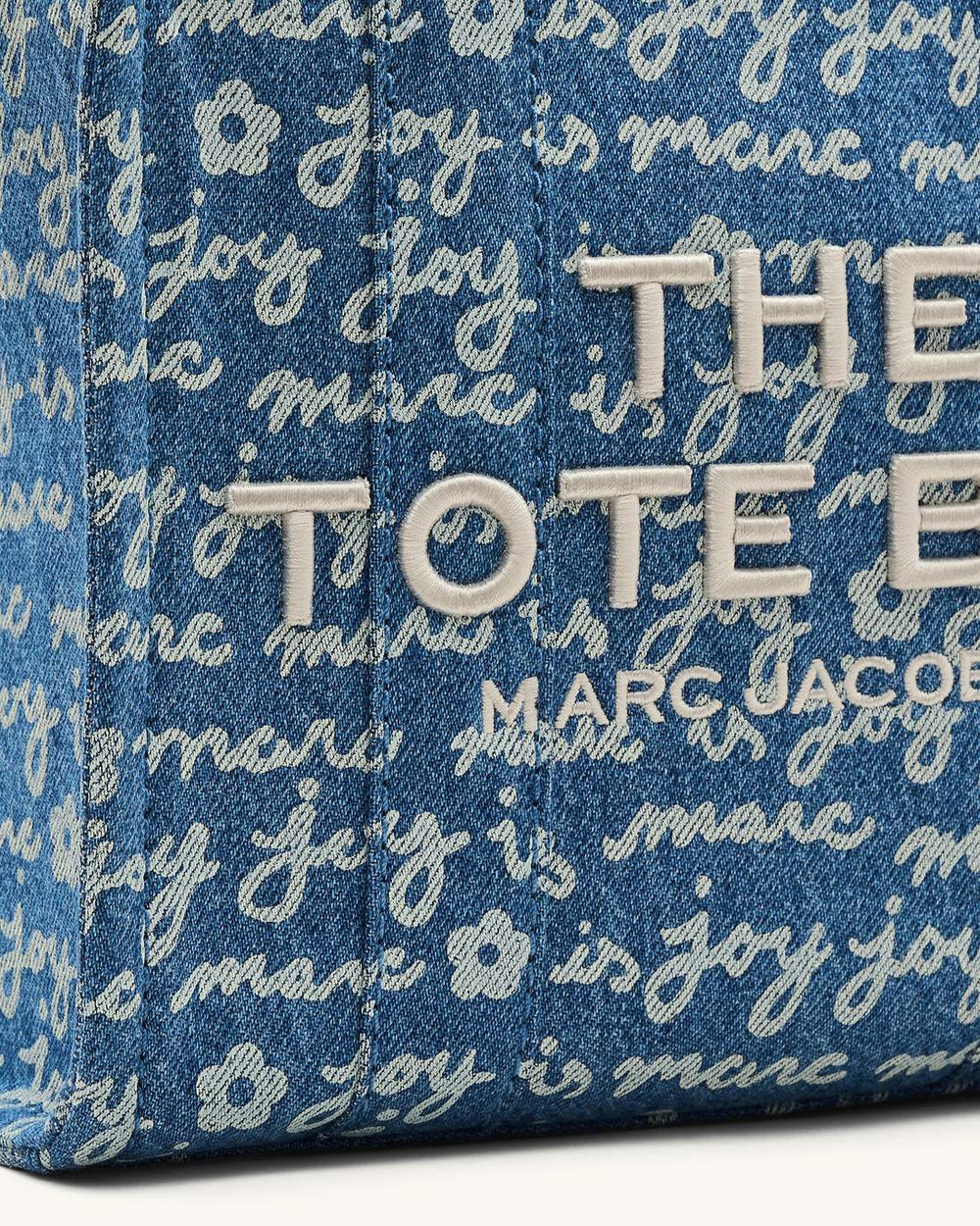 Marc Jacobs The Joy Denim Small Tote Bag Indigo Multi