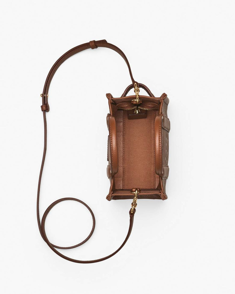 Marc Jacobs The Leather Crossbody Tote Bag Argan Oil