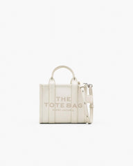 Marc Jacobs The Leather Crossbody Tote Bag Cotton/Silver