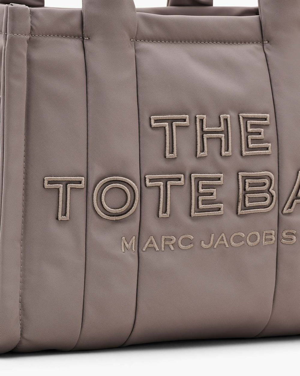 Marc Jacobs The Puffy Nylon Medium Tote Bag Cement