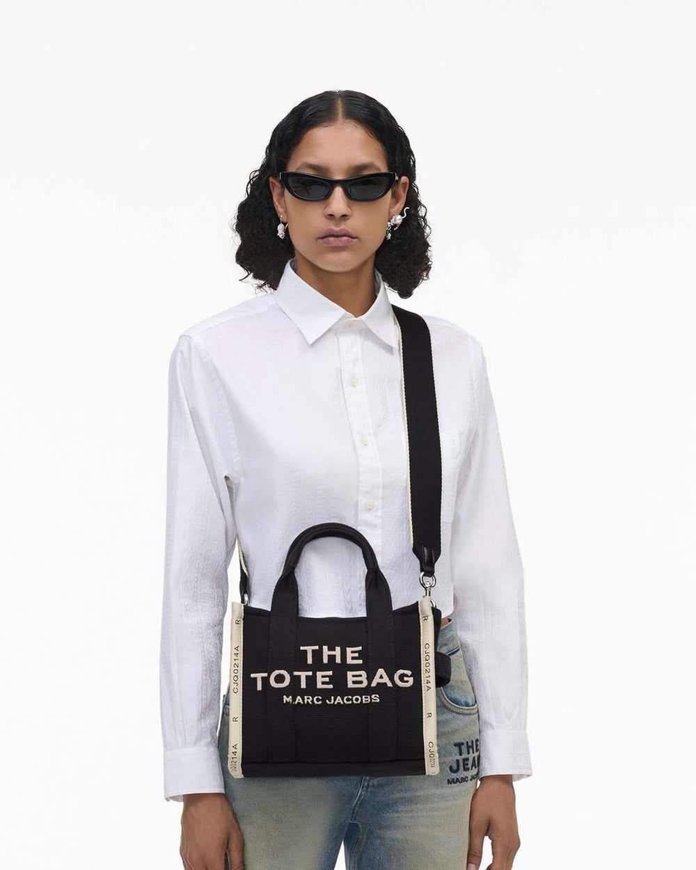 Marc Jacobs The Jacquard Small Tote Bag Black