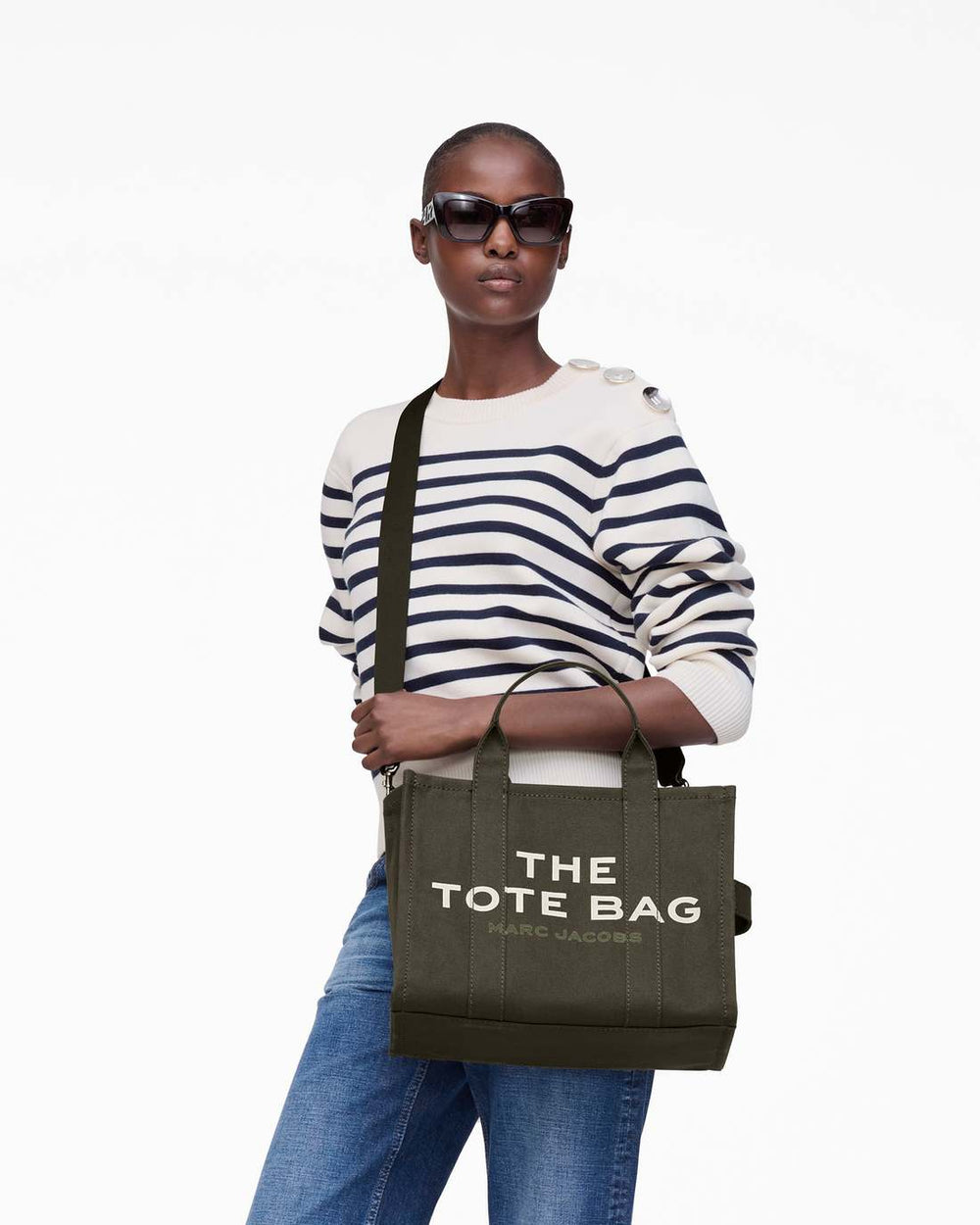 Marc Jacobs The Canvas Medium Tote Bag Forest