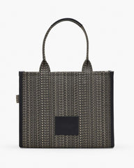 Marc Jacobs The Monogram Jacquard Large Tote Bag Beige Multi