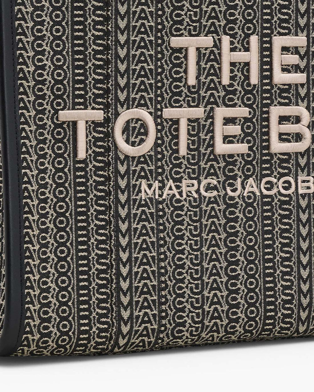 Marc Jacobs The Monogram Jacquard Large Tote Bag Beige Multi