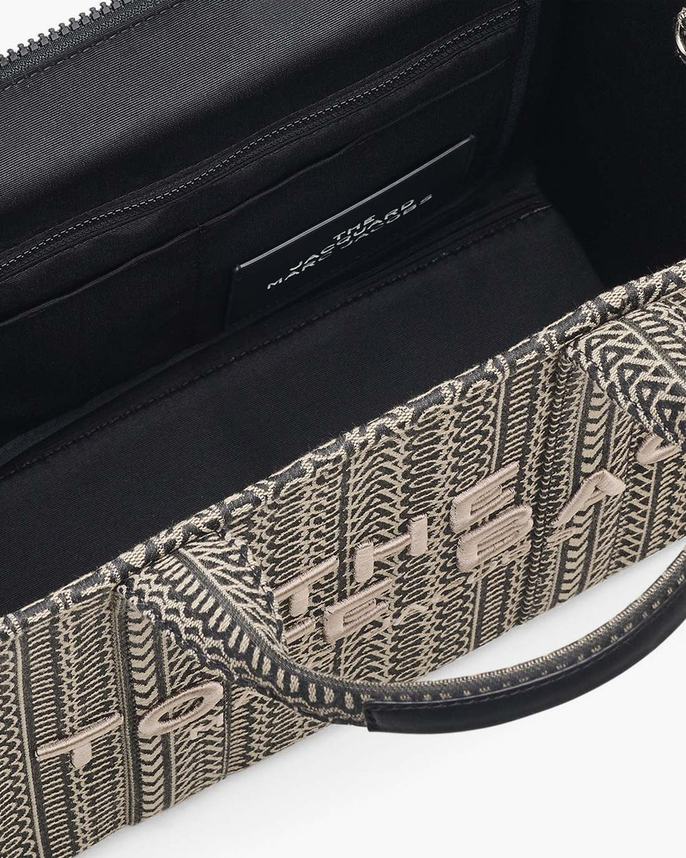 Marc Jacobs The Monogram Jacquard Medium Tote Bag Beige Multi