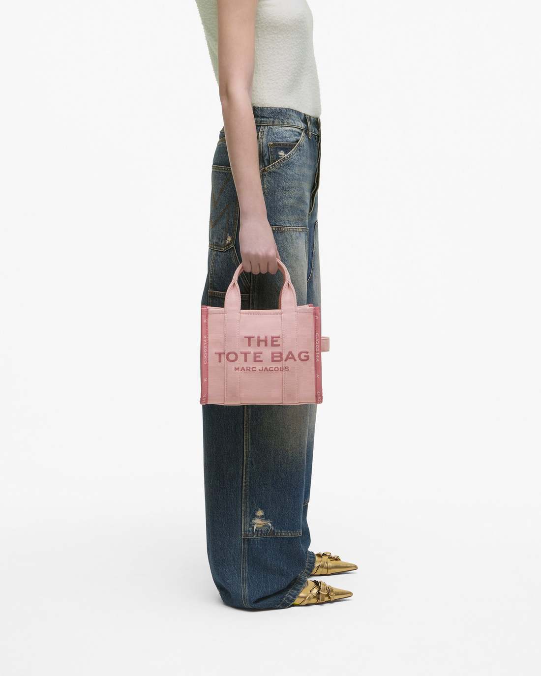 Marc Jacobs The Jacquard Small Tote Bag Rose