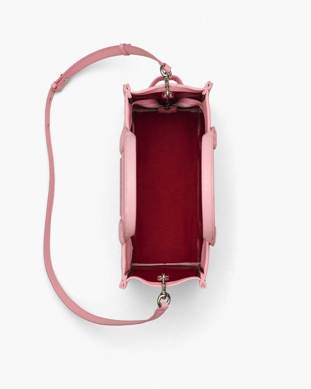 Marc Jacobs The Leather Medium Tote Bag Ribbon Pink