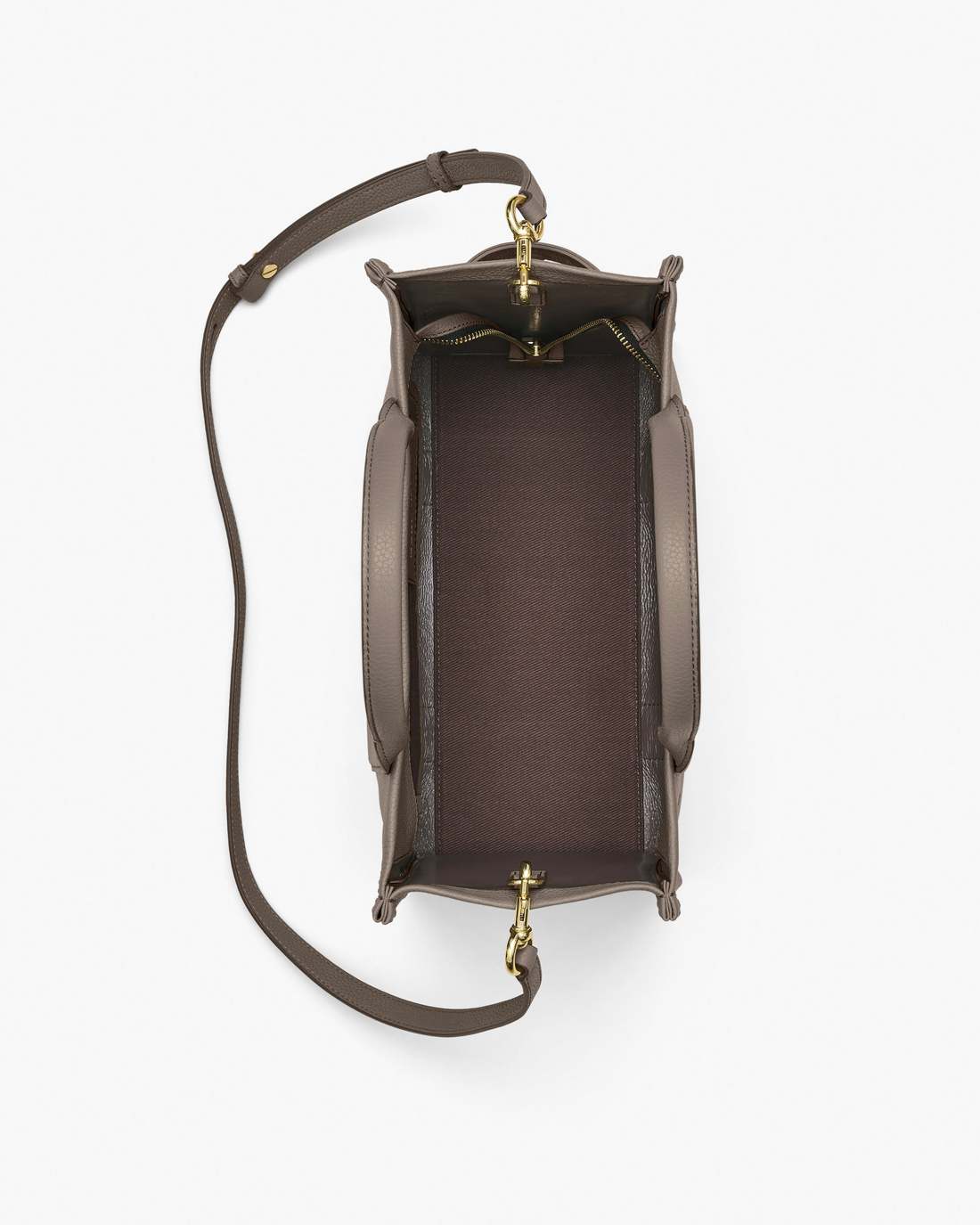 Marc Jacobs The Leather Medium Tote Bag Cement