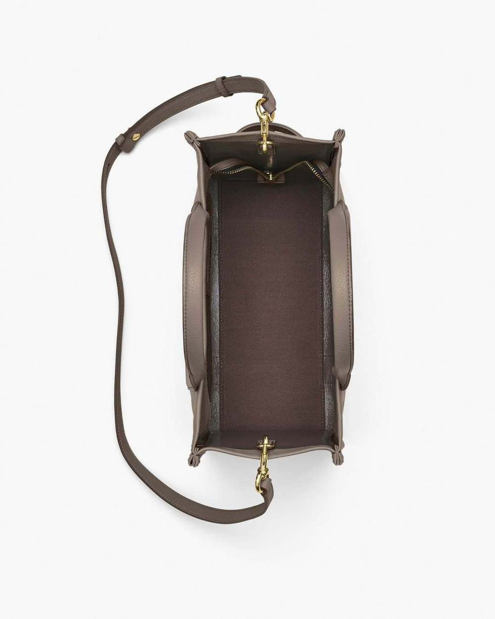 Marc Jacobs The Leather Medium Tote Bag Cement