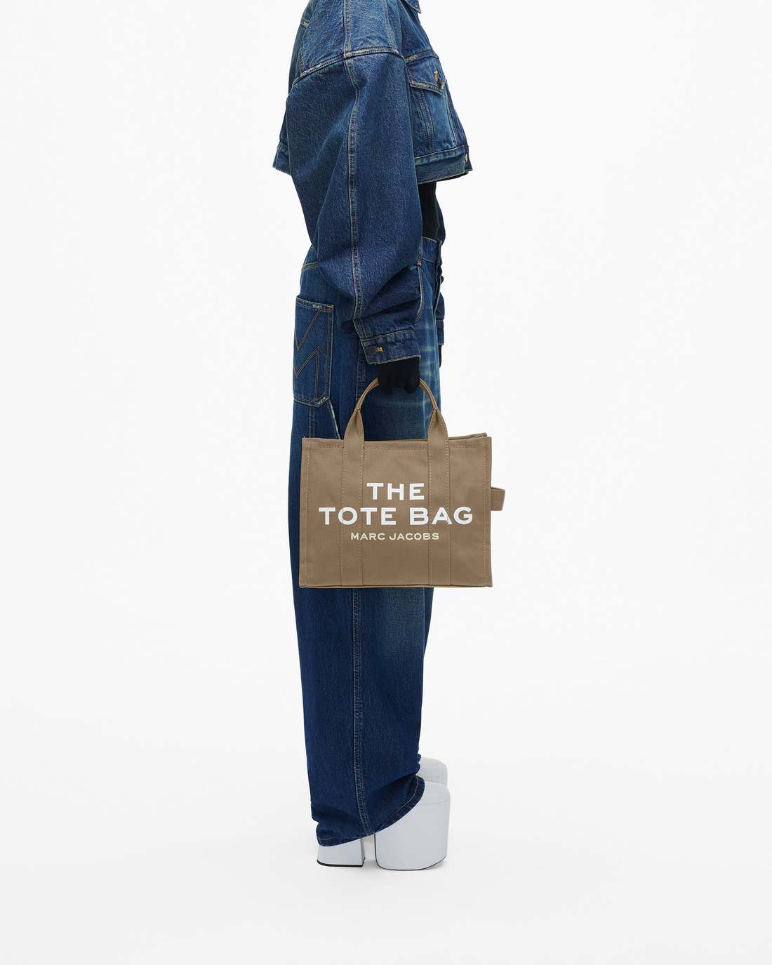 Marc Jacobs The Canvas Medium Tote Bag Slate Green