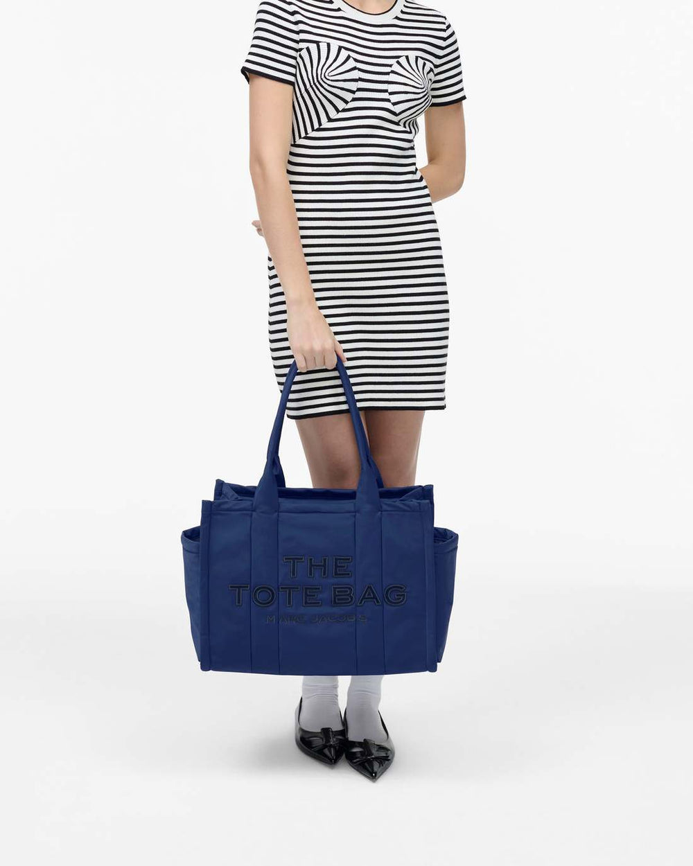 Marc Jacobs The Puffy Nylon Large Tote Bag Blue Sea