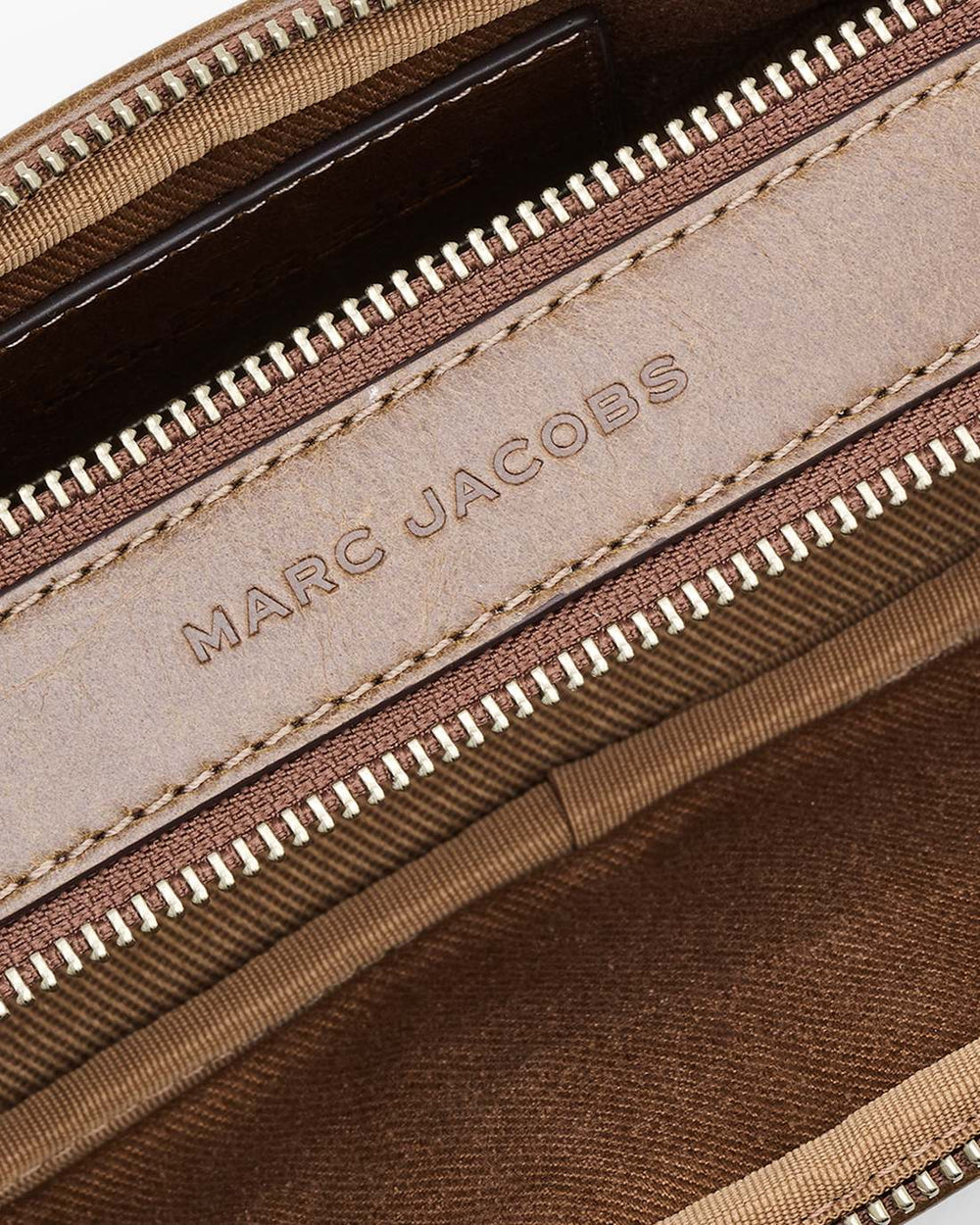 Marc Jacobs The Suede Patchwork Snapshot Brown Multi