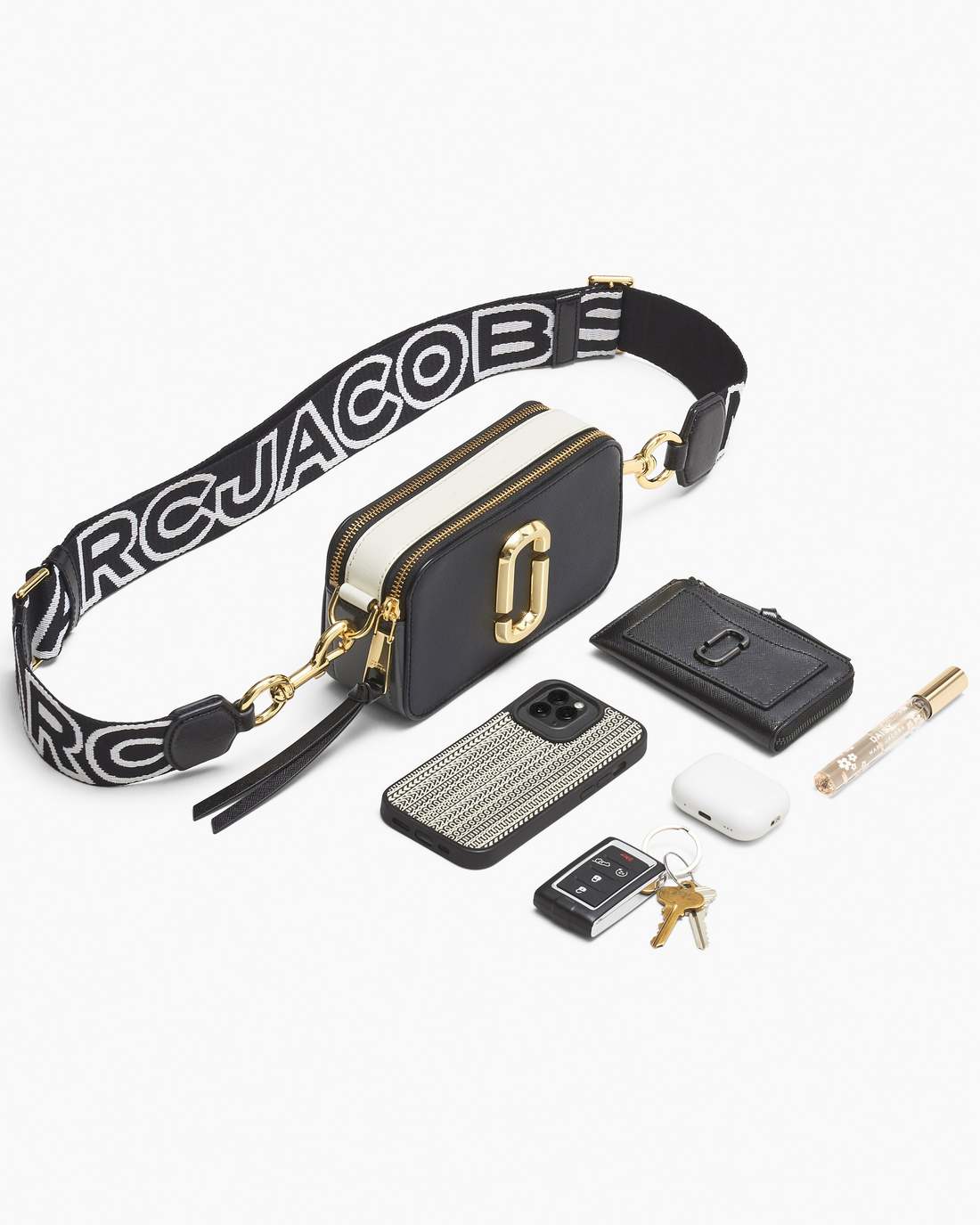 Marc Jacobs The Snapshot Cloud White/Multi