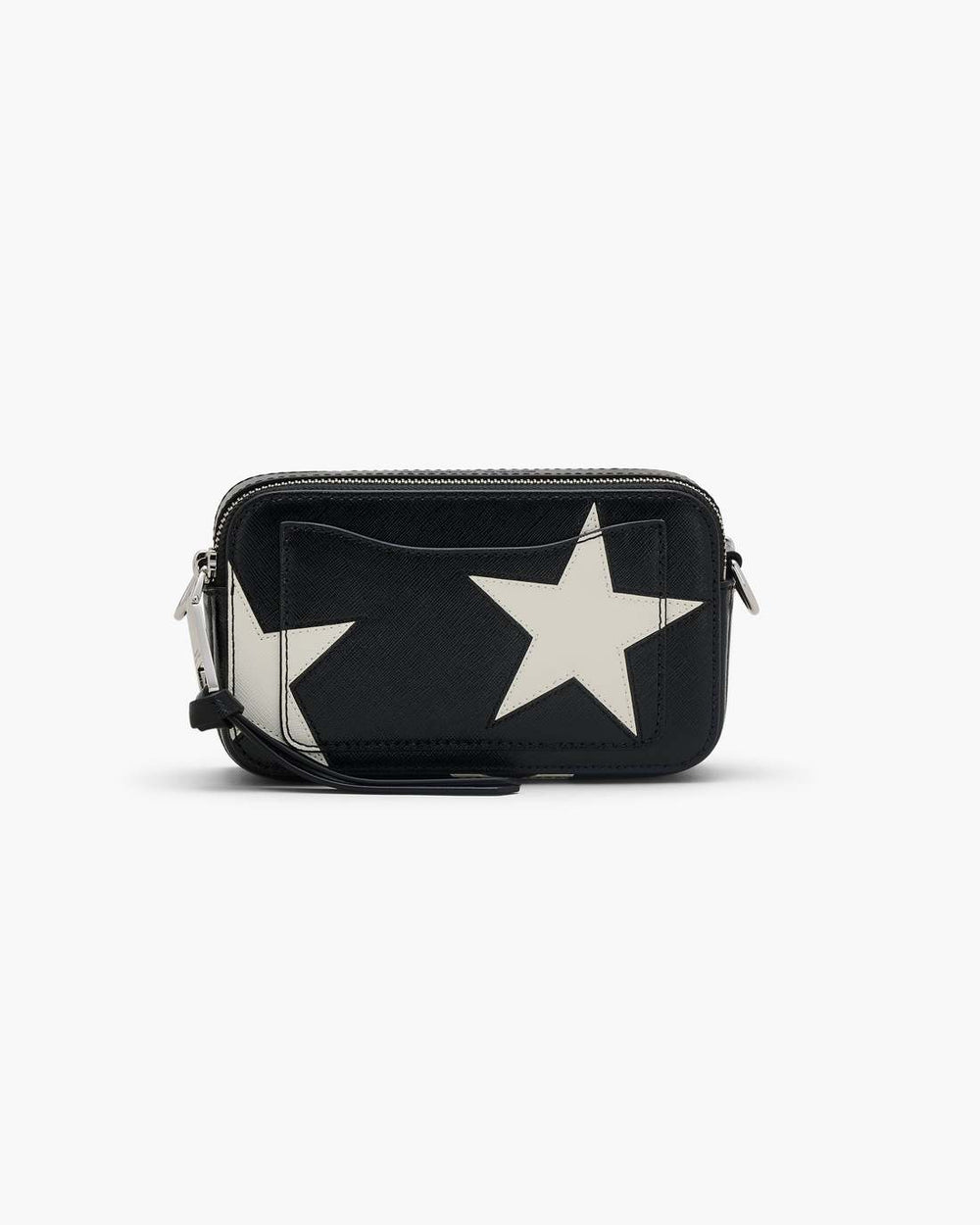 Marc Jacobs The Star Patchwork Leather Snapshot Black/White