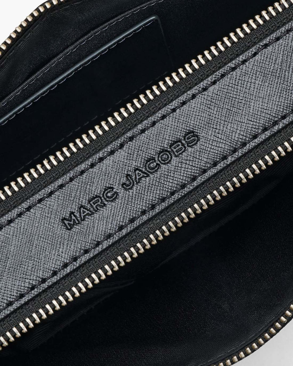 Marc Jacobs The Star Patchwork Leather Snapshot Black/White