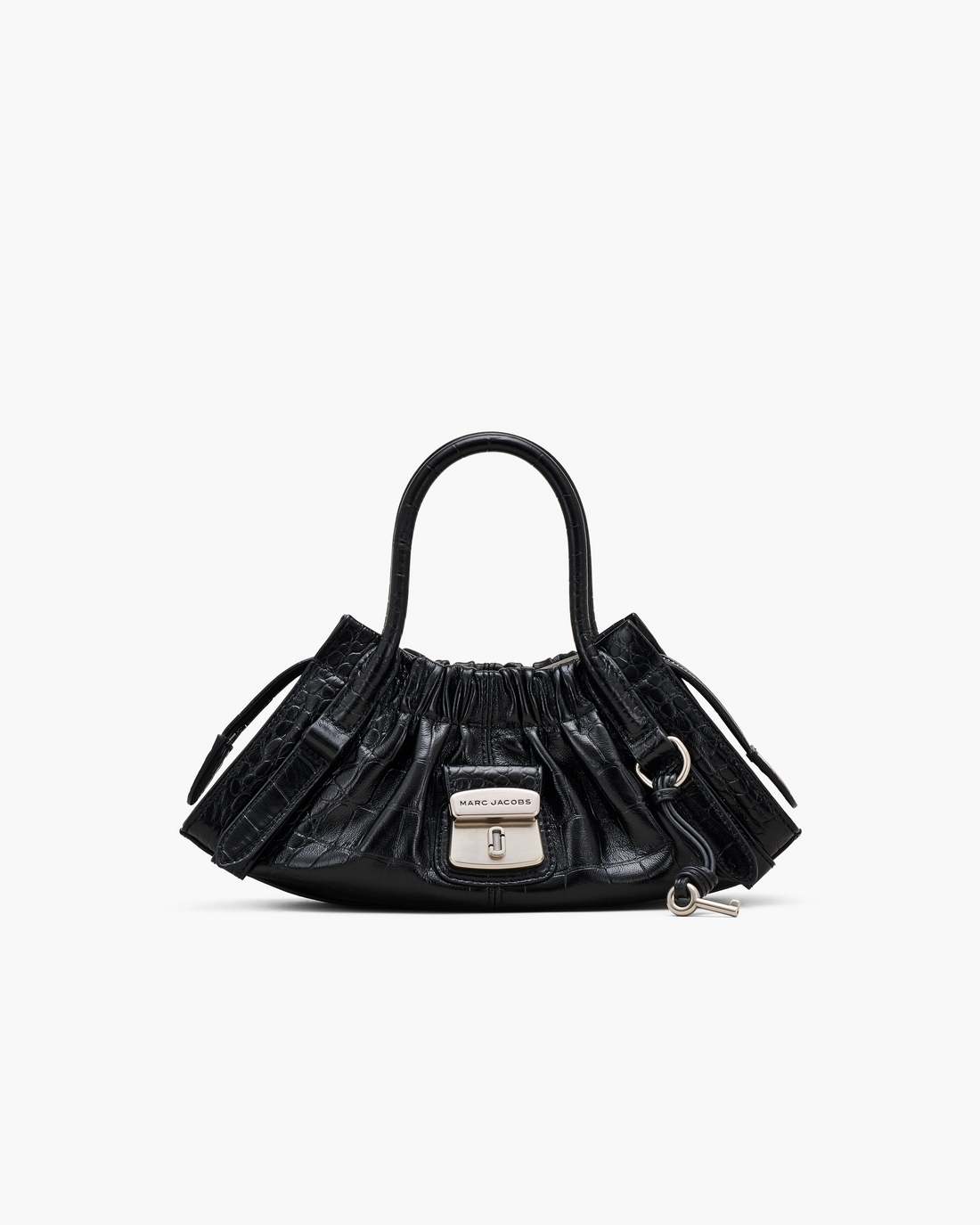 Marc Jacobs The Croc Cristina Small Satchel Black