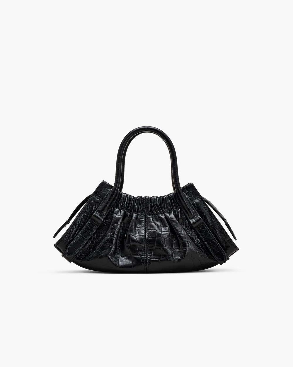 Marc Jacobs The Croc Cristina Small Satchel Black
