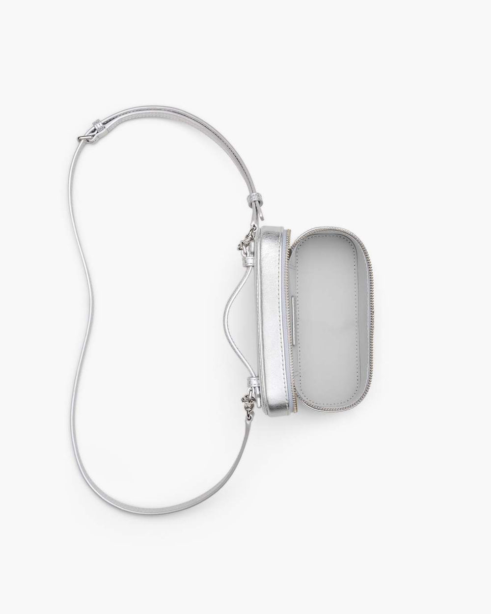 Marc Jacobs The Metallic Everyday Vanity Bag Silver