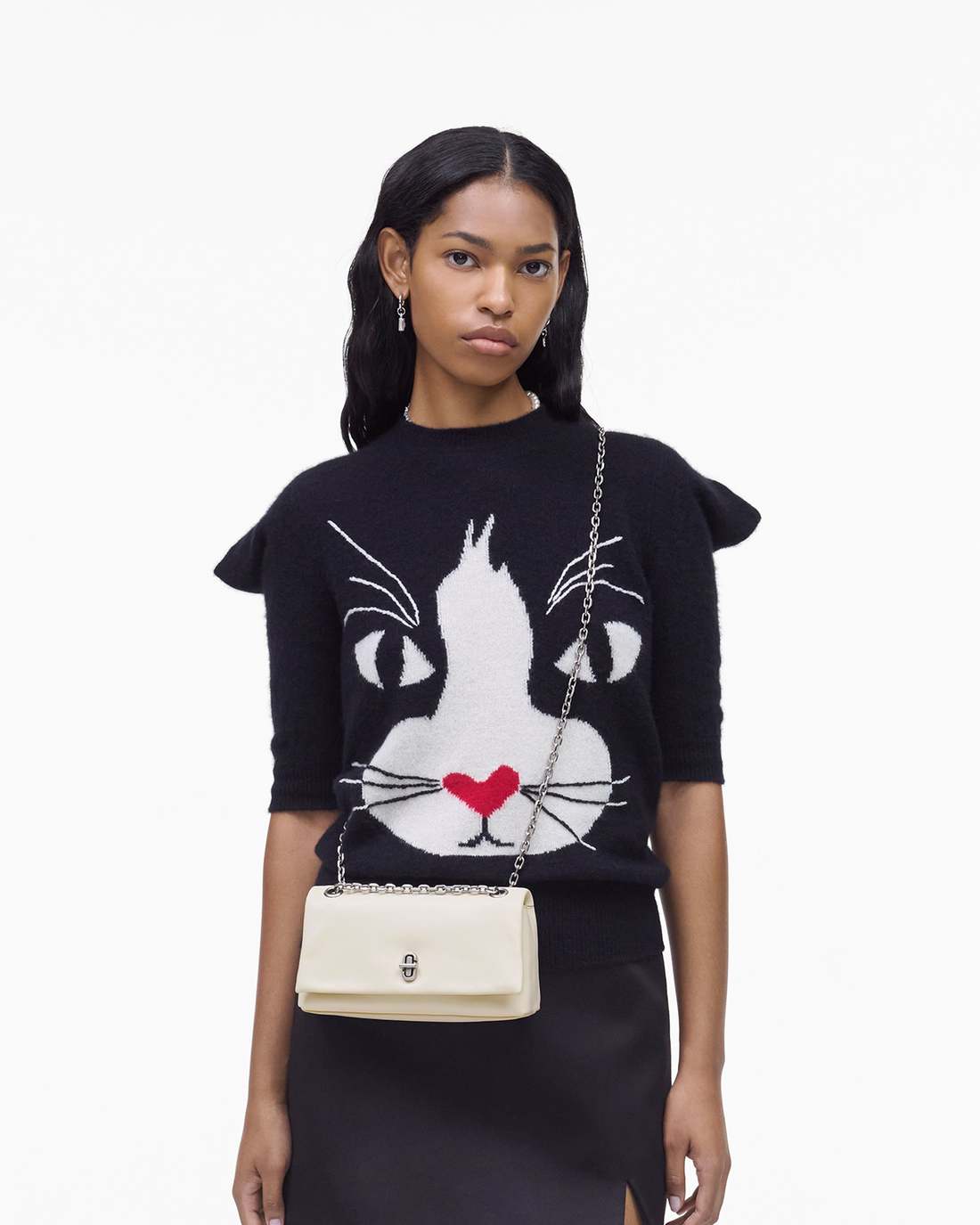 Marc Jacobs The Dual Chain Mini Bag Cloud White