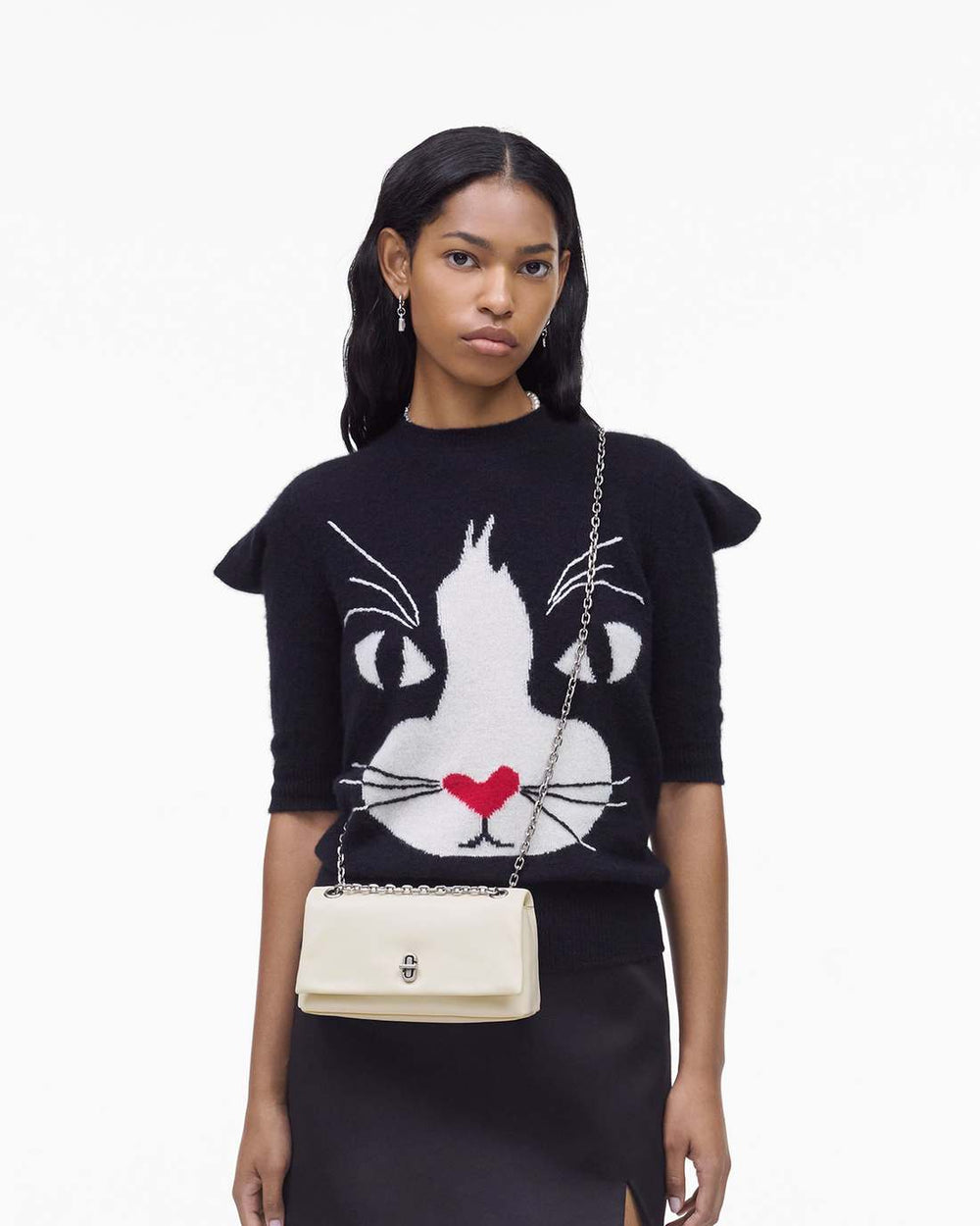 Marc Jacobs The Dual Chain Mini Bag Cloud White