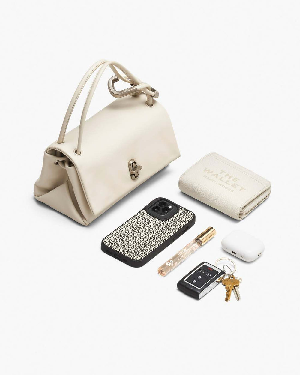 Marc Jacobs The Mini Dual Bag Cloud White