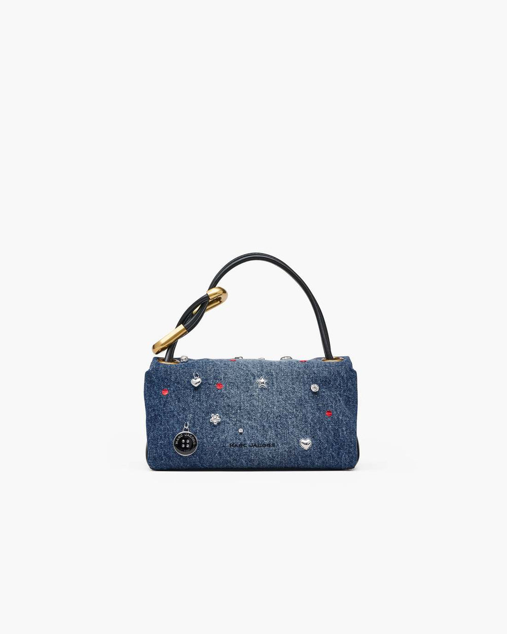 Marc Jacobs The Trinket Charm Denim Mini Dual Bag Medium Wash Multi