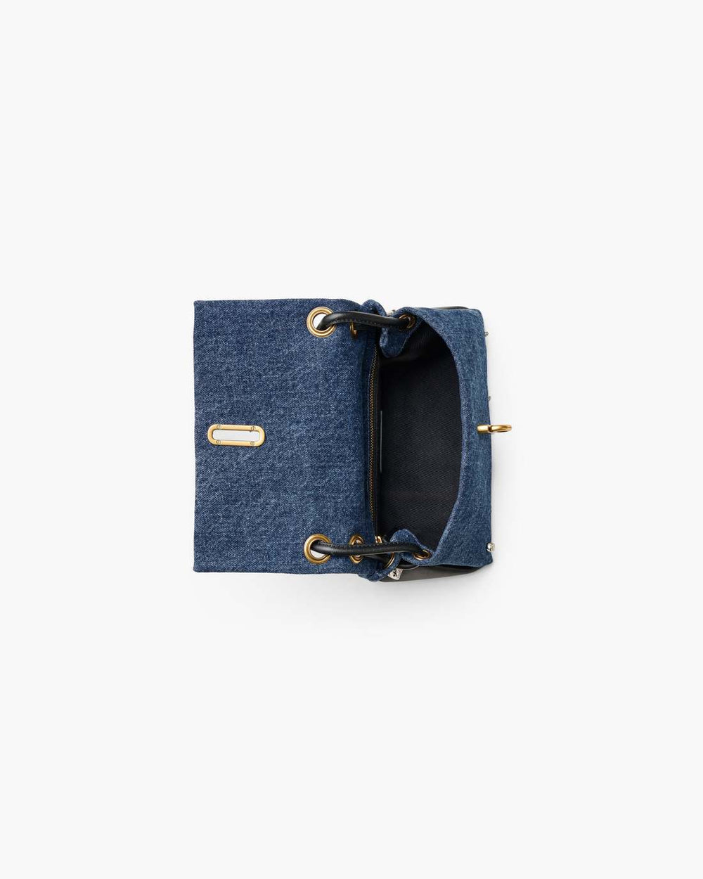 Marc Jacobs The Trinket Charm Denim Mini Dual Bag Medium Wash Multi